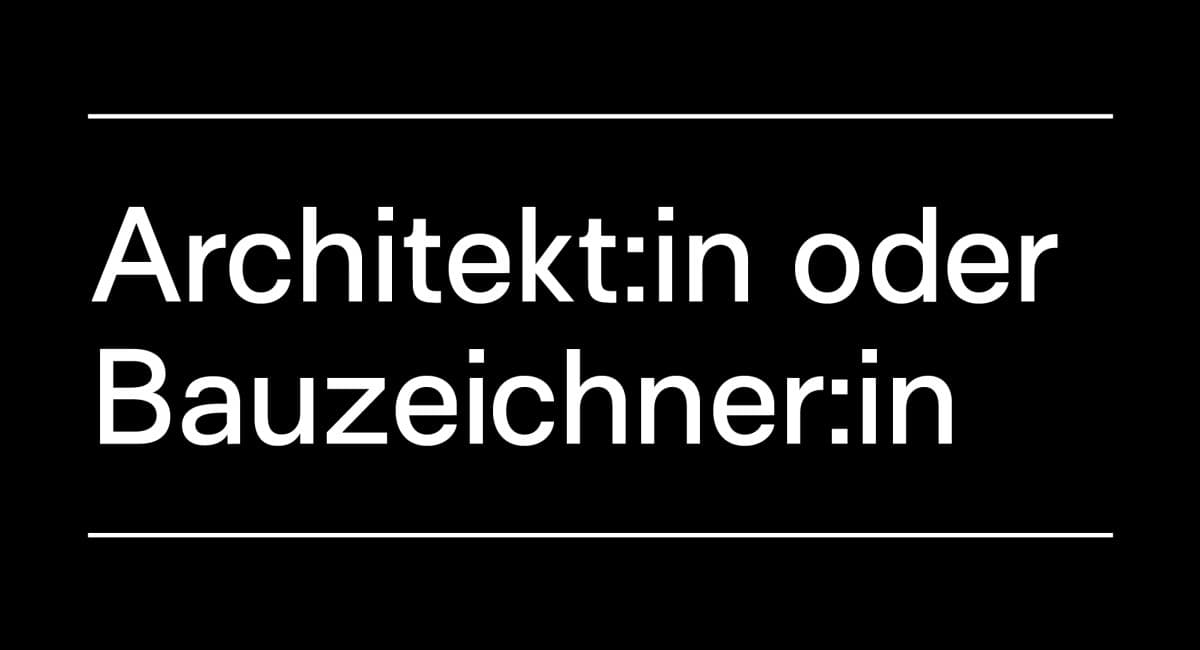Wir suchen für unser Architekturbüro